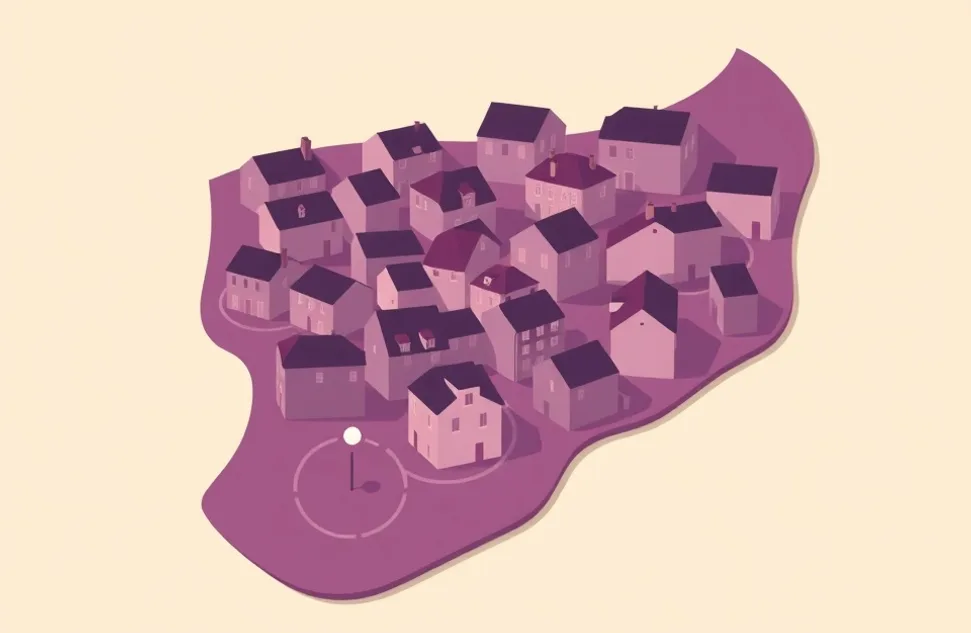 Carte du secteur d'intervention autour de Saint-Just-Saint-Rambert (42170)
